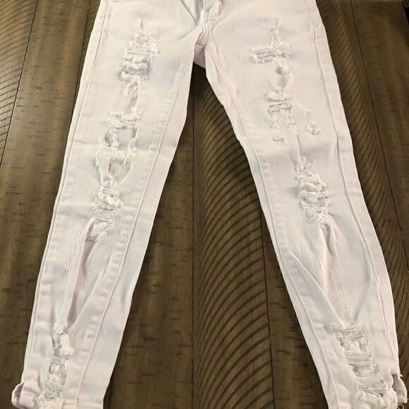 VIP 5 Pocket Ripped Jeans. Stretch. - Picture 3 of 10